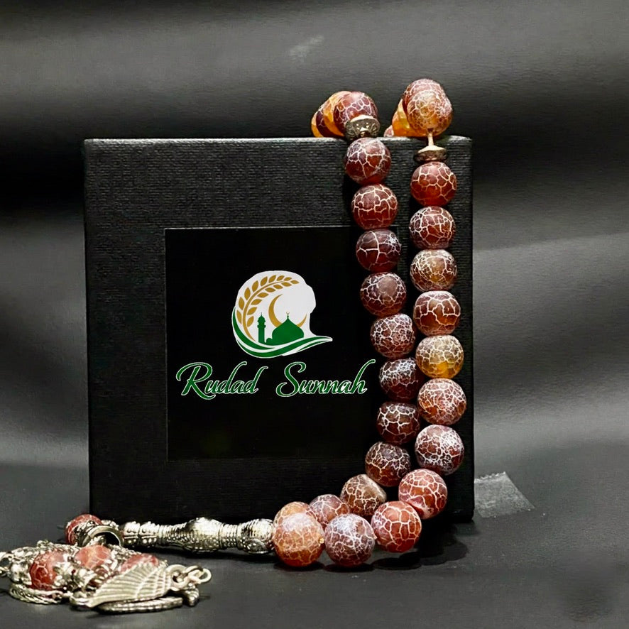 লাল আগাত পাথরের তসবিহ | প্রিমিয়াম কালেকশন
